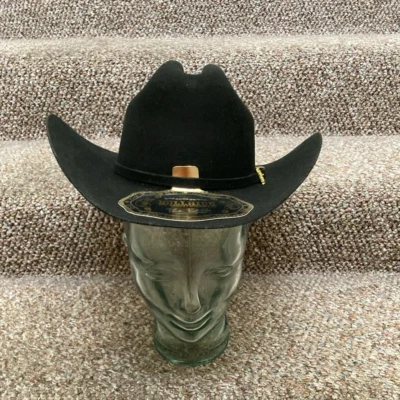 Bullhide 8X Fur Felt Cowboy Hat El Cantautor Size 6 3/4 - Image 1 of 4