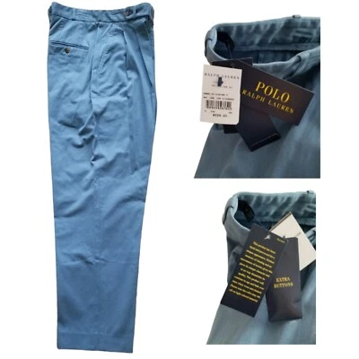 Polo Ralph Lauren Chino Pants Womens Size 6 Blue Cotton Blend Garment Dye - Image 1 of 4