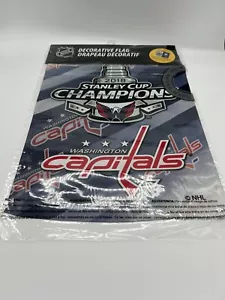 Washington Capitals Stanley Cup Champs 2018 Garden Flag 12.5" x 18" NHL Hockey - Picture 1 of 4