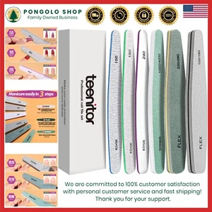 6 Pcs Professional Nail File Set with Buffers for Salon-Quality Finish - Picture 1 of 14