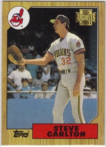 2001 TOPPS ARCHIVES #396 STEVE CARLTON  NM-MT