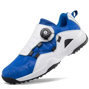 Men's and Women's Waterproof Golf Shoes Outdoor Non-slip Golf Training Shoes - Picture 1 of 21