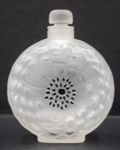 Lalique Perfume Bottle Dahlia, 5.25" Mint - Picture 1 of 7