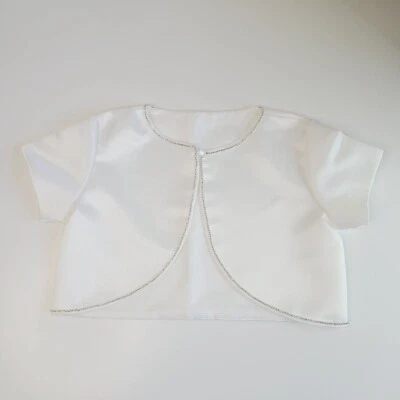 Bolero de satén Sweat Pea & Lilli 9306 niñas comunión/ocasión especial talla mediana Foto 1 de 4