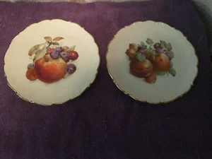 Schumann handbemalter Teller Bavaria Arzberg Germany Obst Apfel Muster 7 1/2" - Bild 1 von 5