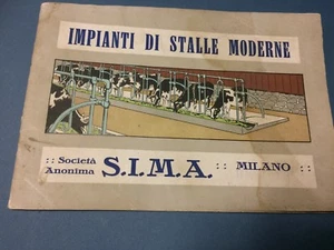1928 ALLEVAMENTO IMPIANTI STALLE MODERNE S.I.M.A.  MILANO AGRICOLTURA ZOOTECNICA - Picture 1 of 12