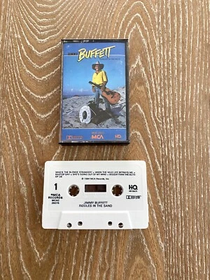 Jimmy Buffet Riddles In The Sand Cassette Tape 1984 MCA Records - Image 1 of 4