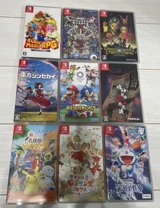 Nintendo Switch Software Bundle Japan 9 Titles Including Dragon Quest Mario - Picture 1 of 2