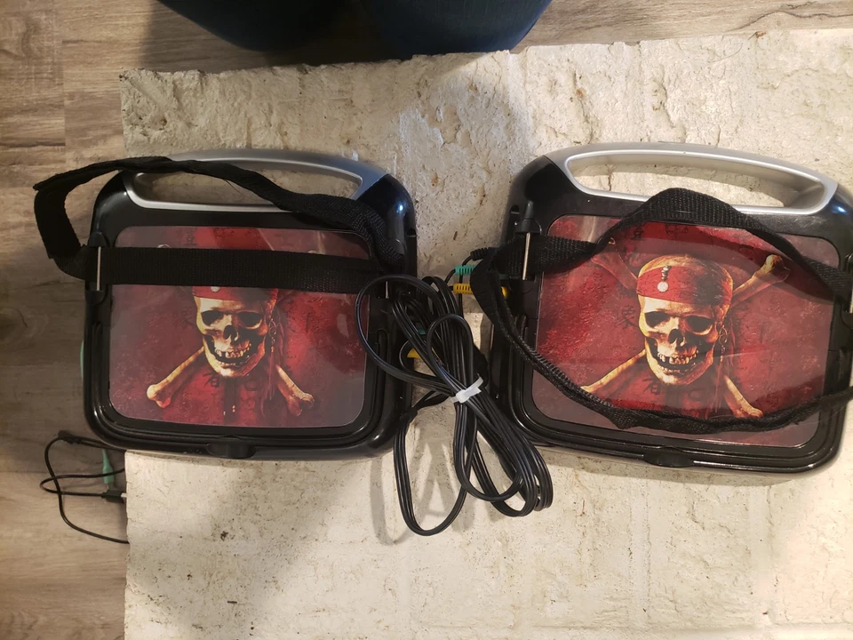 Disney Dual Screen DVD Player Portable Pirates Of Caribbean D7500PDD Tested - Image 1 of 4