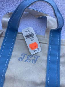 L.L. Mini barco y bolso Bean “Blue Ridge” nuevo con etiquetas hecho en EE. UU. - Imagen 1 de 20
