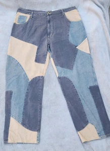 Vintage NEU Sean John Denim Jeans Patchwork Gr. 42 Streetwear Patchwork Deadstock - Bild 1 von 13