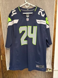 NFL Seattle Seahawks Marshawn Lynch Herren 2XL Nike On Field Team Trikot Authentic - Bild 1 von 6