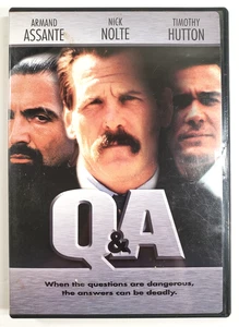 Q & A (DVD, 1990) Armand Assante Nick Nolte Timothy Hutton Complete with Insert - Imagen 1 de 4