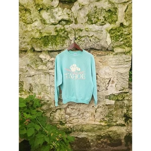 Sudadera Pullover Gráfica Lake Tahoe De Colección Años 80 a 90/Para Mujer L a XL - Imagen 1 de 10