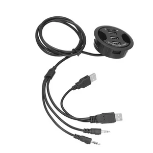 3-portowy stacjonarny koncentrator USB Wysoka prędkość rozszerzeń Okrągły hub z 3 kogeneracją 5 mm - Zdjęcie 1 z 22
