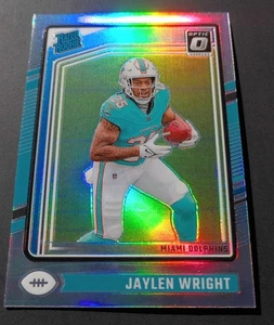 Donruss Optic Jaylen Wright Miami Dolphins 2024 clasificación novato plata Prizm #249 - Imagen 1 de 3