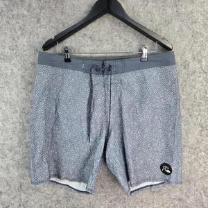 Quiksilver Shorts Mens 34 Blue Highline Casual 12871 - Picture 1 of 13