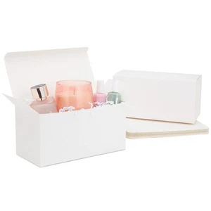 20 Pack Small White Gift Boxes with Lids for Wrapping, 9 x 4.5" - Picture 1 of 10