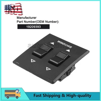 Interruptor de janela de energia lado esquerdo do motorista 19209393 para 85-95 Chevy Astro GMC Safari - Imagem 1 de 4