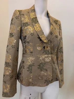 Red Valentino Women's Brocade Blazer Jacket Never Worn Excellent It 40 UK 8  - Image 1 of 4