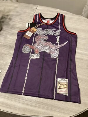 Camiseta Mitchell & Ness Toronto Raptors 75th Anni Swingman Talla Mediana T Mac Nueva con Etiquetas Foto 1 de 4