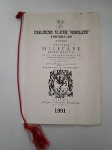 Calendario Storico Stabilimento Militare propellenti Fontana Liri anno 1991 - Picture 1 of 2