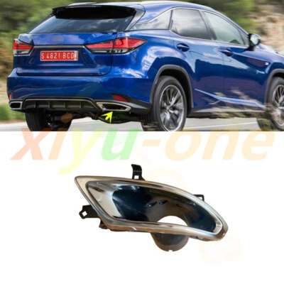 Cubierta de tubo silenciador escape trasero derecho acero inoxidable para Lexus RX350 2020-2022 Foto 1 de 4