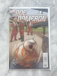 Poe Dameron 1 Variant SIGNED by Phil Noto And Charles Soule COA - Picture 1 of 3
