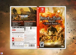 Attack on Titan 2 COVER ART: inserto/custodia di ricambio per Nintendo Switch - Foto 1 di 3