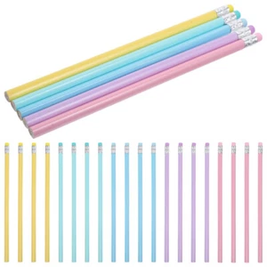 50 Pcs Macaron Pencil Convenient Handheld Pencils Office Student - Picture 1 of 12