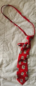 Boy's Red Baseball Tie/ One Size Fits Most/ Boy's Apparel/ Activewear - Picture 1 of 5