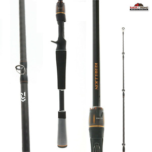 6'1" Daiwa Rebellion Medium Heavy Bait Cast Fishing Rod Bass 2pc  ~ NEW