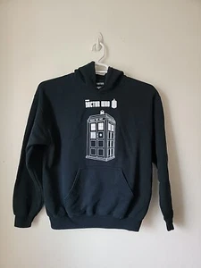 BBC Doctor Who Hoodie Sweatshirt Size Medium Black Read - Picture 1 of 6