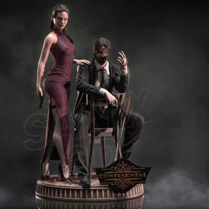 Estatua de bailarina y John Wick kit impreso en 3D sin pintar/sin montar - Imagen 1 de 10