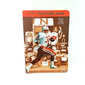 1989 Nebraska Cornhuskers College Football Medienführer Ken Clark - Bild 1 von 2