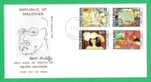 MALDIVES ~ 25th ANNIV OF DEATH OF HENRI MATISSE ~ 1st SEPT 1979 - Picture 1 of 1