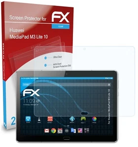 atFoliX 2x Screen Protector for Huawei MediaPad M3 Lite 10 clear - Picture 1 of 8