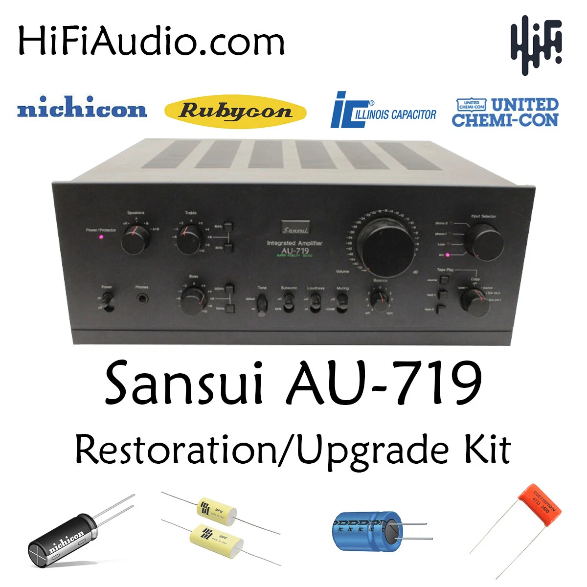アンプ Sansui  Integrated Amplifier Sansui AU-217 II Amplifier + Manual | 2 x 40 Watt | Phono
