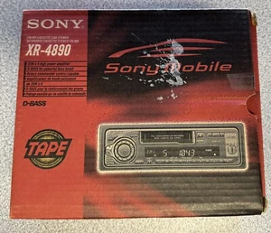 Sony Mobile XR-4890 AM/FM Radio Cassette Car Stereo D-Bass Tape NEW RARE ๐ฅ - Picture 1 of 8