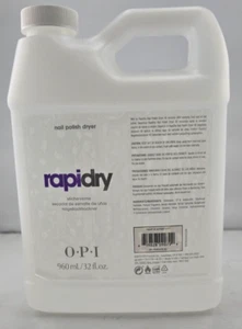 OPI RapiDry  960 mL / 32 fl oz - Nail Treatment Rapid Quick Dry Reill For Spray - Picture 1 of 5