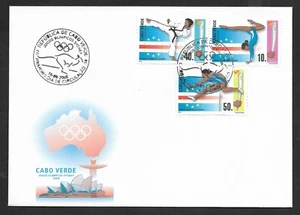 Cape Verde FDC Sydney Australia Olympics 2000 Olympic Games Taekwondo Cabo Verde - Picture 1 of 1