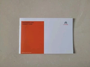 CITROEN SERVICE BOOK STAMPED COVERS ALL DS MODELS C1 C3 C4 C5 CACTUS DISPATCH - Picture 1 of 6