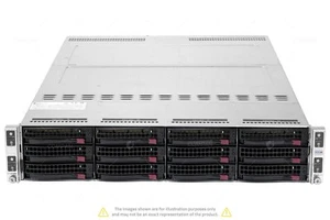 Supermicro SYS-6029TP-HTR 4x X11DPT-PS 8x Xeon Gold 6128 256 GB RAM Rails - Picture 1 of 10
