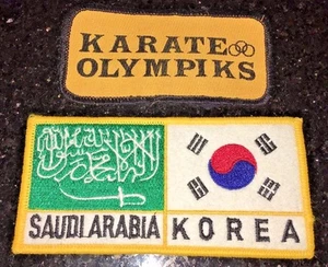 Tae Kwon Do Korea Saudi Arabien Kampfsport Patch Olympiade - Bild 1 von 5