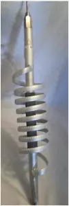 Workman Viper 1 Grey 25,000 Watt Mobile CB Antenna 26MHz - 30MHz Steel Whip NEW - Picture 1 of 3