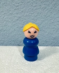 De colección Fisher Price Little People Rubia Azul Cuerpo Madre Mamá - Imagen 1 de 6