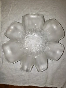 Mikasa Schale in Blumenform Klarglas - Bild 1 von 2