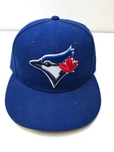 Gorra ajustada Toronto Blue Jays auténtica New Era 59FIFTY - sombrero azul 5950 talla 7 - Imagen 1 de 3