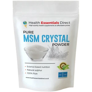 Pure MSM Crystal Powder (Methyl Sulfonyl Methane, Beauty Mineral) Choose Size - Picture 1 of 8