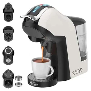 5in1 Padmaschine Kapselmaschine Pulver 5 Adapter Warm/Kalt 4 Temperaturen 19bar - Bild 1 von 4